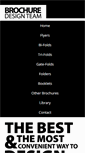 Mobile Screenshot of brochuredesignteam.com